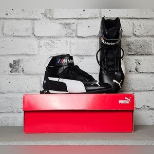 Puma BMW Motorsport Future Cat Mid Racing Shoes Mens 10.5 Black